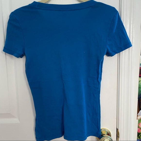 Hollister Blue Seagull Graphic Short Sleeve T Shirt - Picture 3 of 3